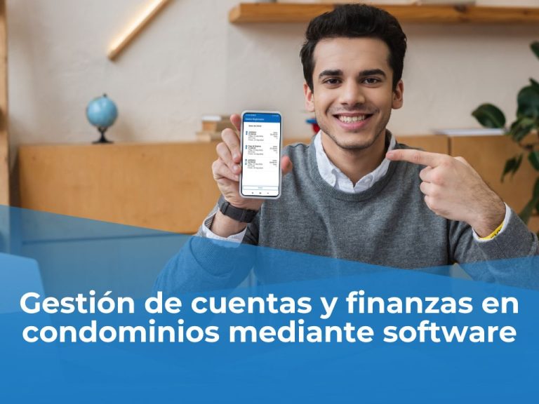 Gestión de cuentas y finanzas en condominios mediante software